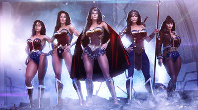 

Wonder Woman Frameless Fine Quality Poster Fine Art Print(12 inch X 18 inch, Rolled)