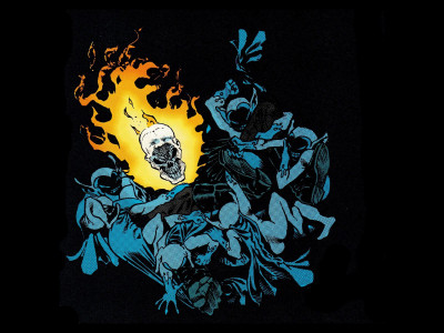 

Ghost Rider Frameless Fine Quality Poster Paper Print(12 inch X 18 inch, Rolled)