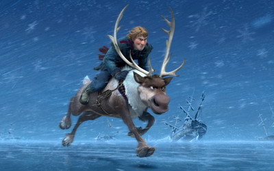 

Akhuratha Poster Movie Frozen Sven Kristoff HD Wallpaper Background Fine Art Print(12 inch X 18 inch, Rolled)