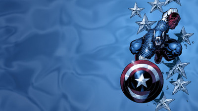 

Comics Captain America HD Wallpaper Background Photographic Paper(12 inch X 18 inch, Rolled)