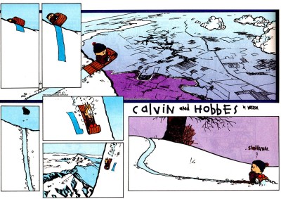 

Calvin & Hobbes Calvin Hobbes Frameless Fine Quality Poster Paper Print(12 inch X 18 inch, Rolled)