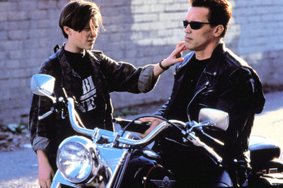 

Movie Terminator 2: Judgment Day Terminator The Terminator Arnold Schwarzenegger John Connor Edward Furlong HD Wallpaper Background Paper Print(12 inch X 18 inch, Rolled)