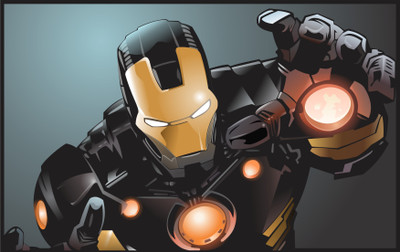 

Comics Iron Man HD Wallpaper Background Photographic Paper(12 inch X 18 inch, Rolled)