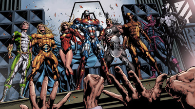 

Comics Dark Avengers Captain Marvel Iron Man Thor Wolverine Hawkeye Venom Fine Art Paper Print Poster Paper Print(12 inch X 18 inch, Rolled)