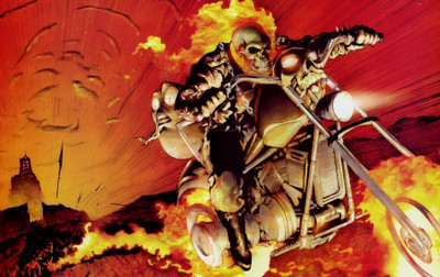 

Comics Ghost Rider Marvel HD Wallpaper Background Paper Print(12 inch X 18 inch, Rolled)