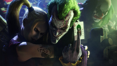 

Joker And Harley Quinn Frameless Fine Quality Poster Fine Art Print(12 inch X 18 inch, Rolled)