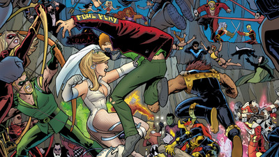 

Comics Green Arrow And Black Canary Fine Art Paper Print Poster Paper Print(12 inch X 18 inch, Rolled)