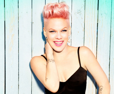 

Music Pink Singers United States Pink Hair Smile Singer American Tattoo Blue Eyes Wall Poster Fine Art Print(12 inch X 18 inch, Rolled)