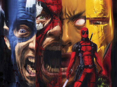 

Deadpool Merc With A Mouth Frameless Fine Quality Poster Paper Print(12 inch X 18 inch, Rolled)