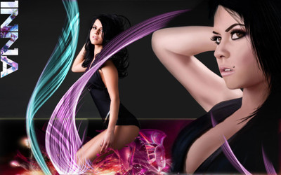 

Music Inna Singers Romania HD Wallpaper Background Fine Art Print(12 inch X 18 inch, Rolled)