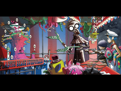 

Music Gorillaz HD Wallpaper Background Fine Art Print(12 inch X 18 inch, Rolled)