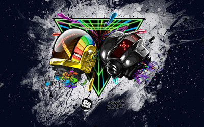 

Music Daft Punk Band (Music) France Wall Poster Fine Art Print(12 inch X 18 inch, Rolled)