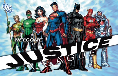 

Justice League Superhero Aquaman Green Lantern Wonder Woman Superman Batman Flash Frameless Fine Quality Poster Photographic Paper(12 inch X 18 inch, Rolled)