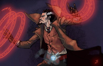 

Doctor Strange Frameless Fine Quality Poster Paper Print(12 inch X 18 inch, Rolled)