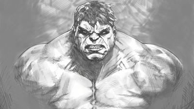 

Comics Hulk Fine Art Paper Print Poster Fine Art Print(12 inch X 18 inch, Rolled)