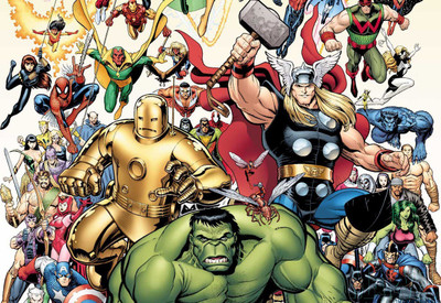 

Comics Marvel Thor Spider-Woman Black Widow Iron Man Hulk Captain America Hawkeye Wasp Fine Art Paper Print Poster Paper Print(12 inch X 18 inch, Rolled)