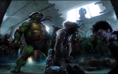 

Comics TMNT Raphael Teenage Mutant Ninja Fight HD Wallpaper Background Photographic Paper(12 inch X 18 inch, Rolled)