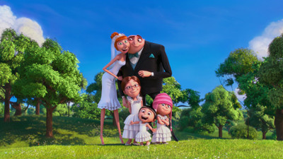 

Akhuratha Poster Movie Despicable Me 2 Despicable Me Gru Lucy Edith Agnes Margo HD Wallpaper Background Fine Art Print(12 inch X 18 inch, Rolled)