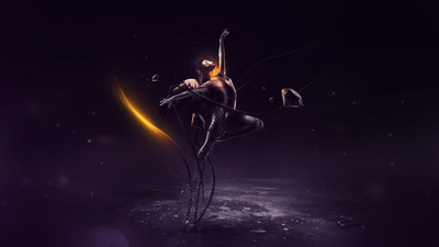 

Music Dance CGI Digital Art 3D Manipulation Abstract Wall Poster Fine Art Print(12 inch X 18 inch, Rolled)