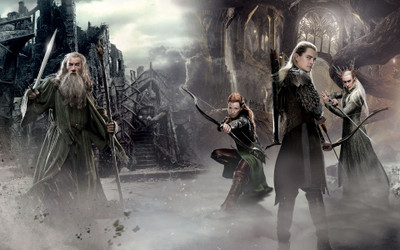 

Movie The Hobbit: The Desolation Of Smaug Gandalf The Hobbit HD Wallpaper Background Paper Print(12 inch X 18 inch, Rolled)