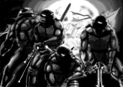 

TMNT Frameless Fine Quality Poster Photographic Paper(12 inch X 18 inch, Rolled)