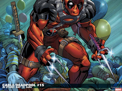 

Cable & Deadpool Deadpool Frameless Fine Quality Poster Paper Print(12 inch X 18 inch, Rolled)