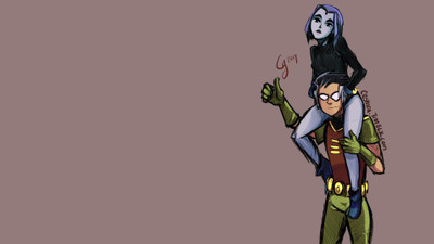 

Teen Titans Frameless Fine Quality Poster Paper Print(12 inch X 18 inch, Rolled)