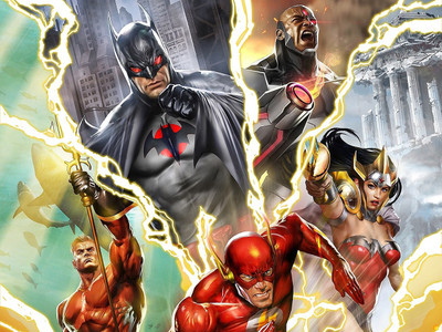 

Comics Justice League: The Flashpoint Paradox Aquaman Batman Flash Wonder Woman Fine Art Paper Print Poster Fine Art Print(12 inch X 18 inch, Rolled)
