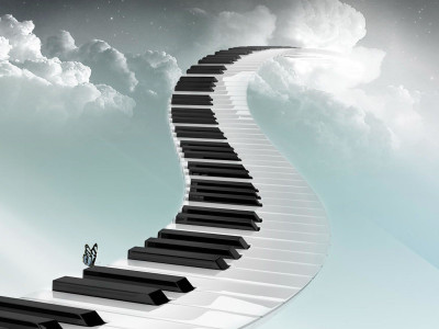 

Music Piano HD Wallpaper Background Fine Art Print(12 inch X 18 inch, Rolled)