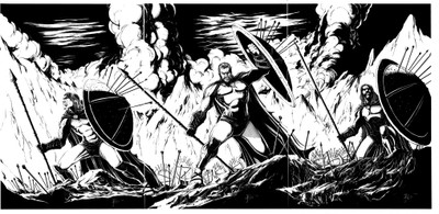 

Comics 300 Comic Spartans HD Wallpaper Background Fine Art Print(12 inch X 18 inch, Rolled)