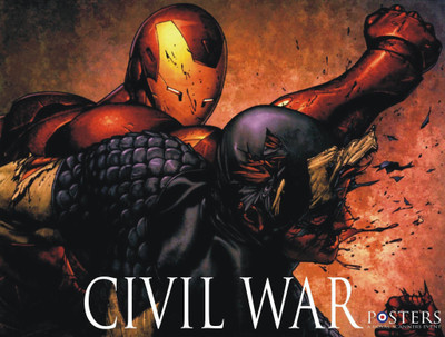 

Civil War Iron Man Captain America Frameless Fine Quality Poster Paper Print(12 inch X 18 inch, Rolled)