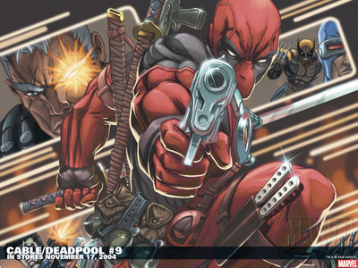 

Comics Cable & Deadpool Deadpool Cable Fine Art Paper Print Poster Photographic Paper(12 inch X 18 inch, Rolled)