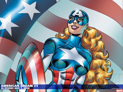

American Dream Captain America Frameless Fine Quality Poster Photographic Paper(12 inch X 18 inch, Rolled)