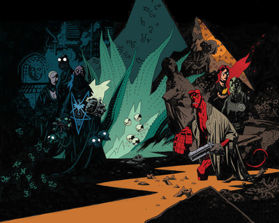 

Hellboy Hell Comic Frameless Fine Quality Poster Paper Print(12 inch X 18 inch, Rolled)