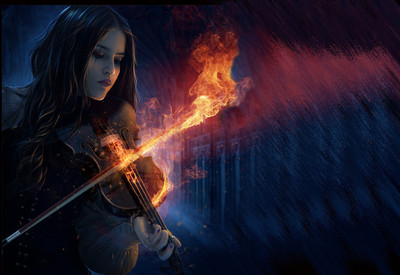 

Music Artistic HD Wallpaper Background Fine Art Print(12 inch X 18 inch, Rolled)