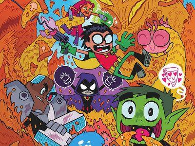 

Comics Teen Titans Go! Fine Art Paper Print Poster Paper Print(12 inch X 18 inch, Rolled)