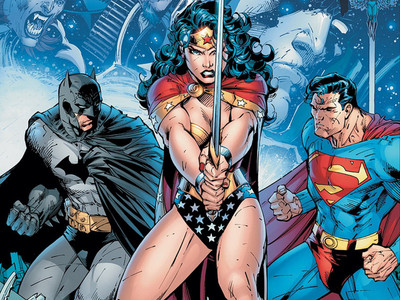 

Comics Wonder Woman Batman Superman HD Wallpaper Background Paper Print(12 inch X 18 inch, Rolled)