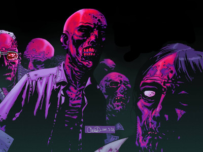 

The Walking Dead Zombie Frameless Fine Quality Poster Fine Art Print(12 inch X 18 inch, Rolled)