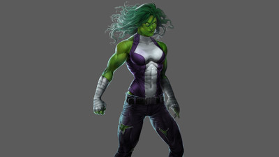 

Comics She-Hulk HD Wall Poster Paper Print(12 inch X 18 inch, Rolled)