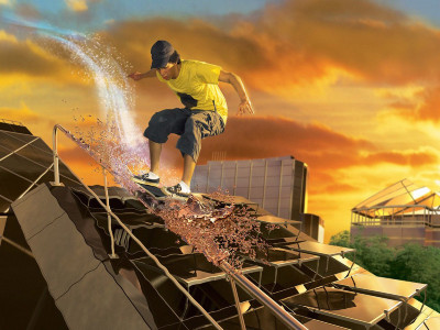 

Sports Skateboarding HD Wall Poster Paper Print(12 inch X 18 inch, Rolled)