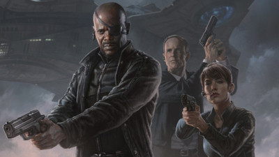 

Avengers The Avengers Nick Fury Frameless Fine Quality Poster Photographic Paper(12 inch X 18 inch, Rolled)