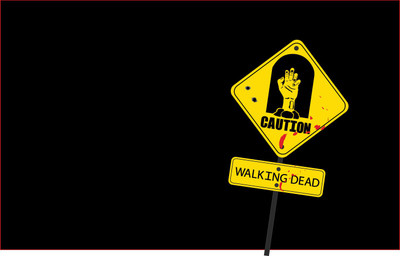 

The Walking Dead Zombie Walking Dead Frameless Fine Quality Poster Paper Print(12 inch X 18 inch, Rolled)
