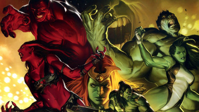 

Comics Hulk She-Hulk HD Wallpaper Background Photographic Paper(12 inch X 18 inch, Rolled)