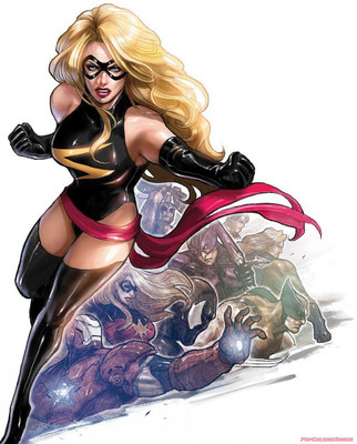 

Ms Marvel Iron Man Comic Marvel Bullseye Hawkeye Sentry Daken Iron Patriot Ms. Marvel Miss Marvel Frameless Fine Quality Poster Photographic Paper(12 inch X 18 inch, Rolled)
