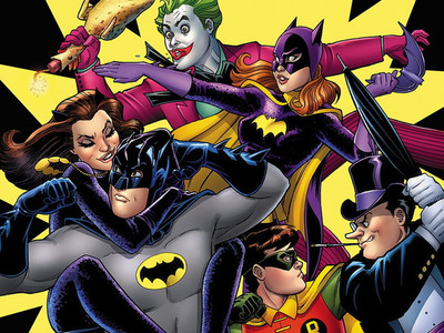 

Batman '66 Batman Joker Robin Batgirl Catwoman Penguin Frameless Fine Quality Poster Paper Print(12 inch X 18 inch, Rolled)