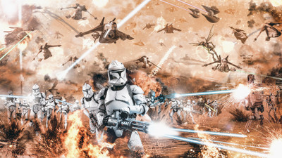 

Akhuratha Poster Movie Star Wars Episode II: Attack Of The Clones Star Wars Clone Trooper Battle Battle Droid Droids Desert HD Wallpaper Background Fine Art Print(12 inch X 18 inch, Rolled)