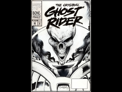 

Ghost Rider Frameless Fine Quality Poster Paper Print(12 inch X 18 inch, Rolled)