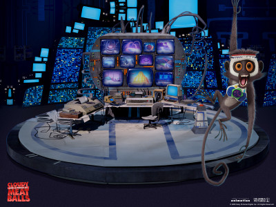 

Movie Cloudy With A Chance Of Meatballs Steve The Monkey HD Wallpaper Background Paper Print(12 inch X 18 inch, Rolled)