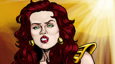

Comics Red Sonja HD Wallpaper Background Photographic Paper(12 inch X 18 inch, Rolled)