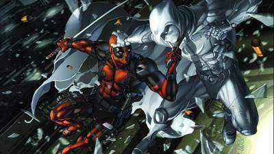 

Comics Deadpool Merc With A Mouth Moon Knight Fine Art Paper Print Poster Photographic Paper(12 inch X 18 inch, Rolled)